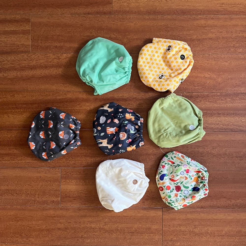 Cloth Diapers Hemp Organic Cotton Buttons Brand